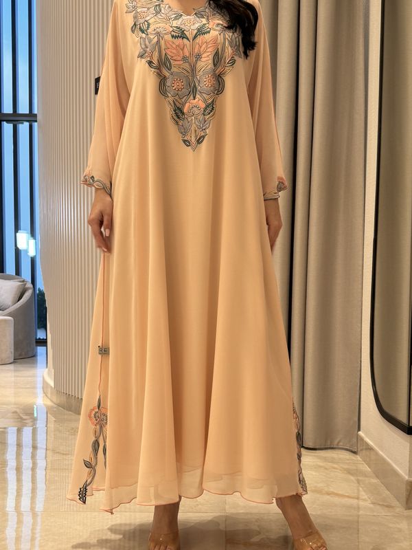 Chiffon Machine Embroidery